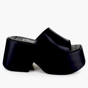 CANDIES Dana Platform Slide Sandal